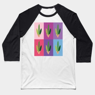 Lulav - Warm Pastels Pop Art Grid Baseball T-Shirt